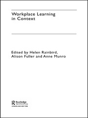 Workplace Learning in Context book cover