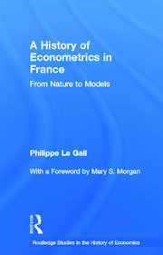 A History of Econometrics in France: From Nature to Models book cover