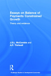 Essays on Balance of Payments Constrained Growth: Theory and Evidence book cover
