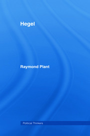 Hegel book cover