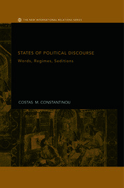 States of Political Discourse: Words, Regimes, Seditions book cover