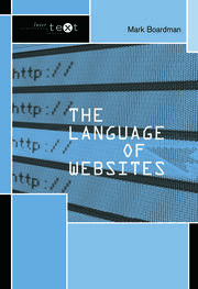 The Language of Websites book cover