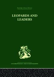 Leopards and Leaders: Constitutional Politics among a Cross River People book cover
