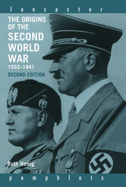 The Origins of the Second World War 1933-1941 book cover