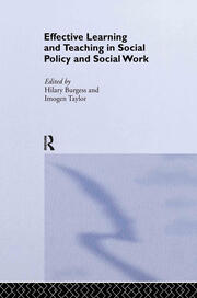 Effective Learning and Teaching in Social Policy and Social Work book cover