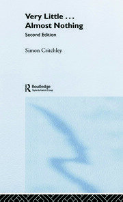 Very Little ... Almost Nothing: Death, Philosophy and Literature book cover