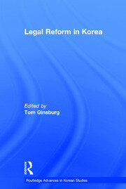 Legal Reform in Korea book cover