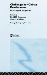 Challenges for China's Development: An Enterprise Perspective book cover