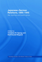 Japanese-German Relations, 1895-1945: War, Diplomacy and Public Opinion book cover