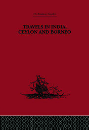 Travels in India, Ceylon and Borneo book cover