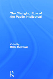The Changing Role of the Public Intellectual book cover