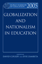 World Yearbook of Education 2005: Globalization and Nationalism in Education book cover
