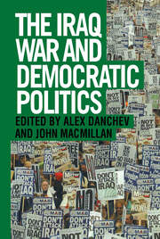 The Iraq War and Democratic Politics book cover