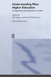 Understanding Mass Higher Education: Comparative Perspectives on Access book cover