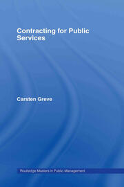 Contracting for Public Services book cover