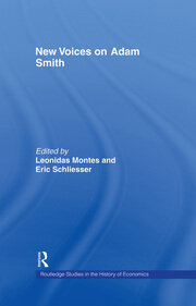 New Voices on Adam Smith book cover