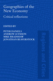 Geographies of the New Economy: Critical Reflections book cover