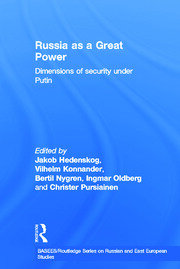 Russia as a Great Power: Dimensions of Security Under Putin book cover