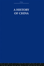 A History of China book cover