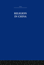 Religion in China book cover
