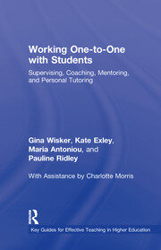 Working One-to-One with Students: Supervising, Coaching, Mentoring, and Personal Tutoring book cover