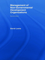 The Management of Non-Governmental Development Organizations book cover