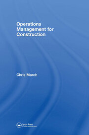 Operations Management for Construction book cover