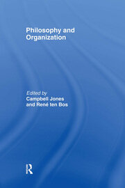 Philosophy and Organization book cover