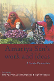 Amartya Sen's Work and Ideas: A Gender Perspective book cover