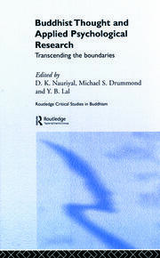 Buddhist Thought and Applied Psychological Research: Transcending the Boundaries book cover