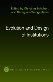 Evolution and Design of Institutions book cover