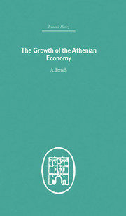 The Growth of the Athenian Economy book cover