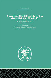 Aspects of Capital Investment in Great Britain 1750-1850: A preliminary survey, report of a conference held the University of Sheffield, 5-7 January 1969 book cover