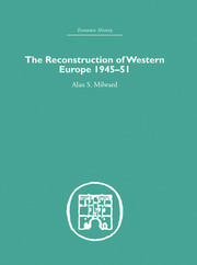 The Reconstruction of Western Europe 1945-1951 book cover