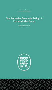 Studies in the Economic Policy of Frederick the Great book cover