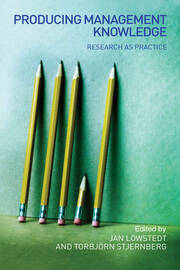 Producing Management Knowledge: Research as practice book cover