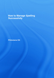 How to Manage Spelling Successfully book cover