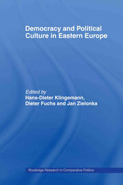Democracy and Political Culture in Eastern Europe book cover