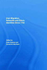 Irish Migration, Networks and Ethnic Identities since 1750 book cover