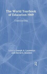 World Yearbook of Education 1969: Examinations book cover