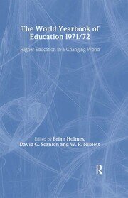 World Yearbook of Education 1971/2: Higher Education in a Changing World book cover