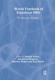 World Yearbook of Education 1984: Women and Education book cover