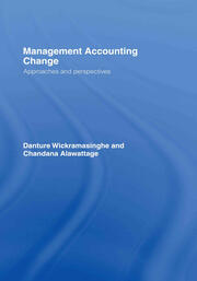 Management Accounting Change: Approaches and Perspectives book cover