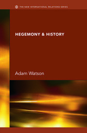 Hegemony & History book cover