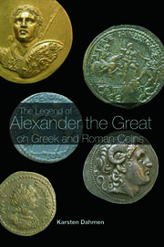 The Legend of Alexander the Great on Greek and Roman Coins book cover