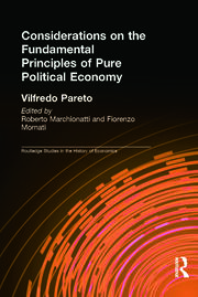 Considerations on the Fundamental Principles of Pure Political Economy book cover