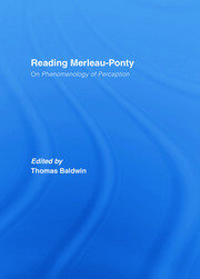 Reading Merleau-Ponty: On Phenomenology of Perception book cover