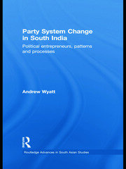 Party System Change in South India: Political Entrepreneurs, Patterns and Processes book cover