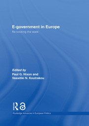 E-government in Europe: Re-booting the State book cover