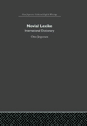 Novial Lexike book cover